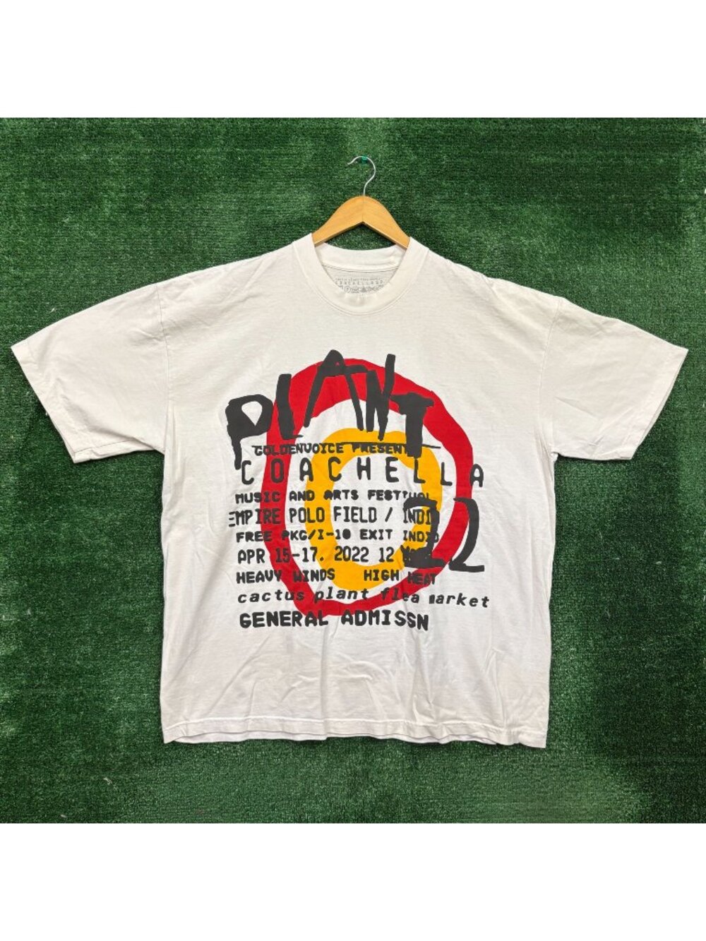 Coachella Festival Line-Up Cactus Plant Flea Market T-Shirt Size XXL